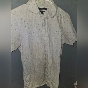 Marc Anthony Mens Short Sleeve Button Up Shirt Size S